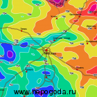 Карты давления в Московской области
