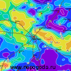 Карты температур в Московской области